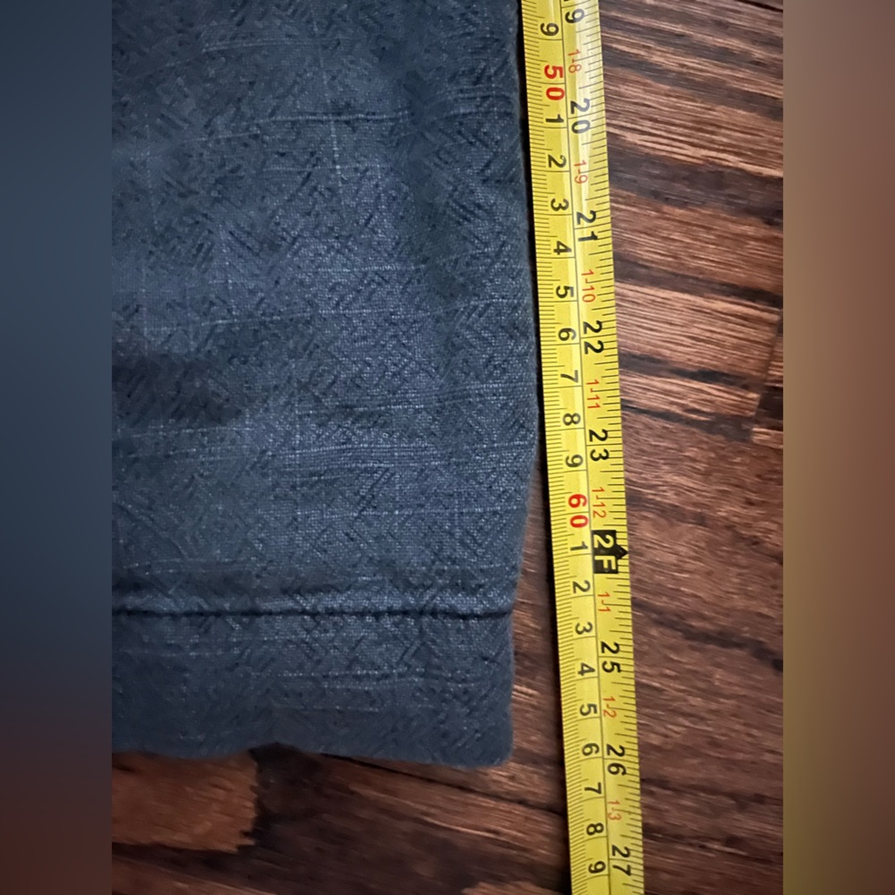 Free People Rainz Linen Blend Longline Maxi Duster Jacket In Atlantic Wash Blue - Picture 10 of 11